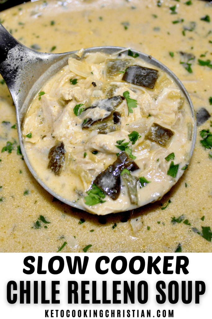 Slow Cooker Chile Relleno Soup pin