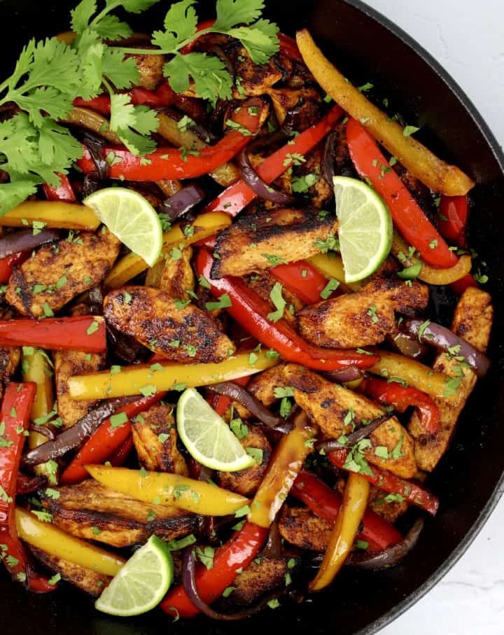 Chicken Fajitas Keto Cooking Christian