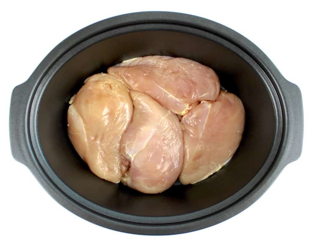 4 chicken breasts in slow cooker