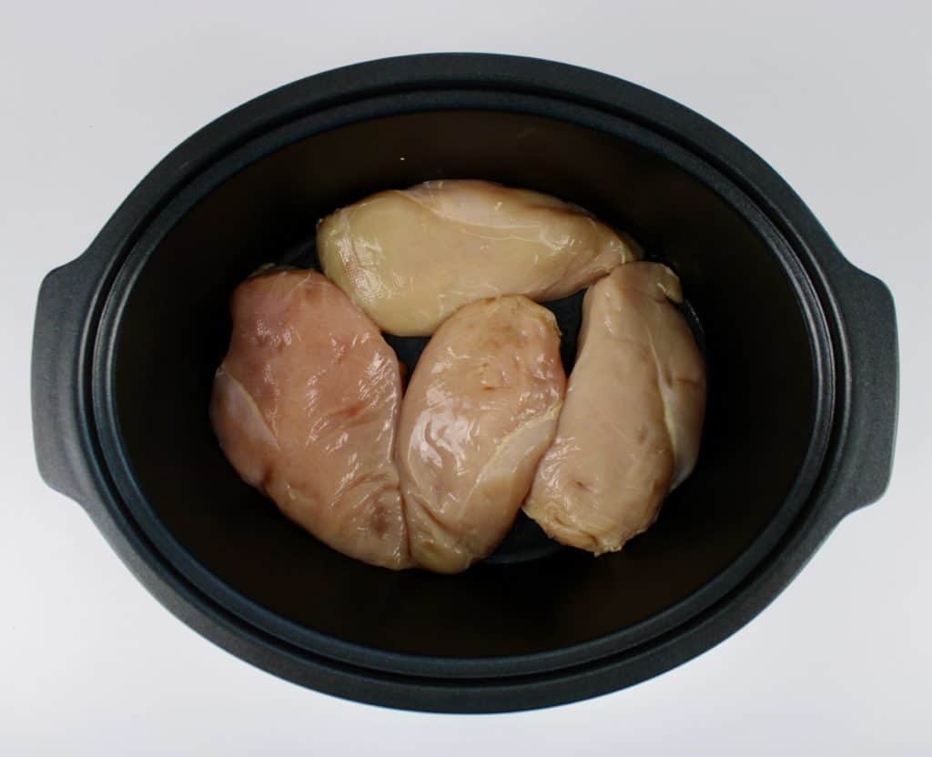 4 chicken breasts in slow cooker