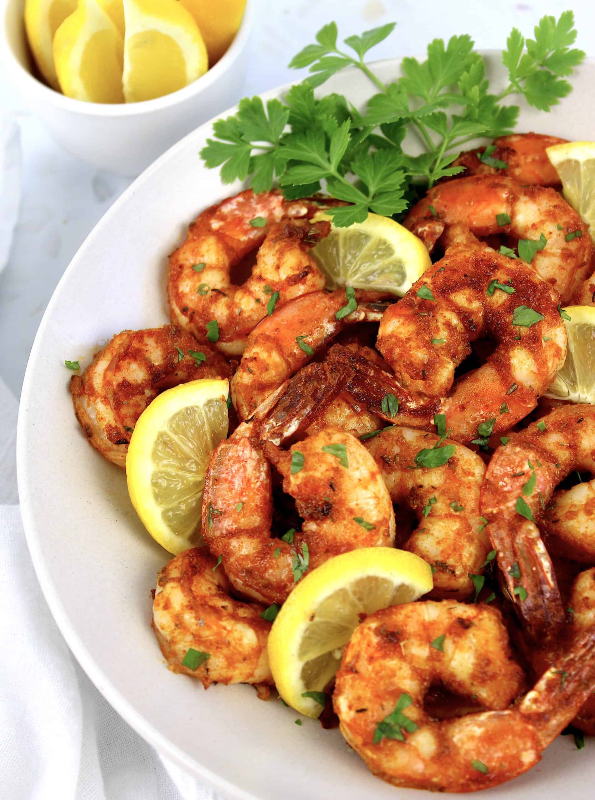 Air Fryer Blackened Shrimp