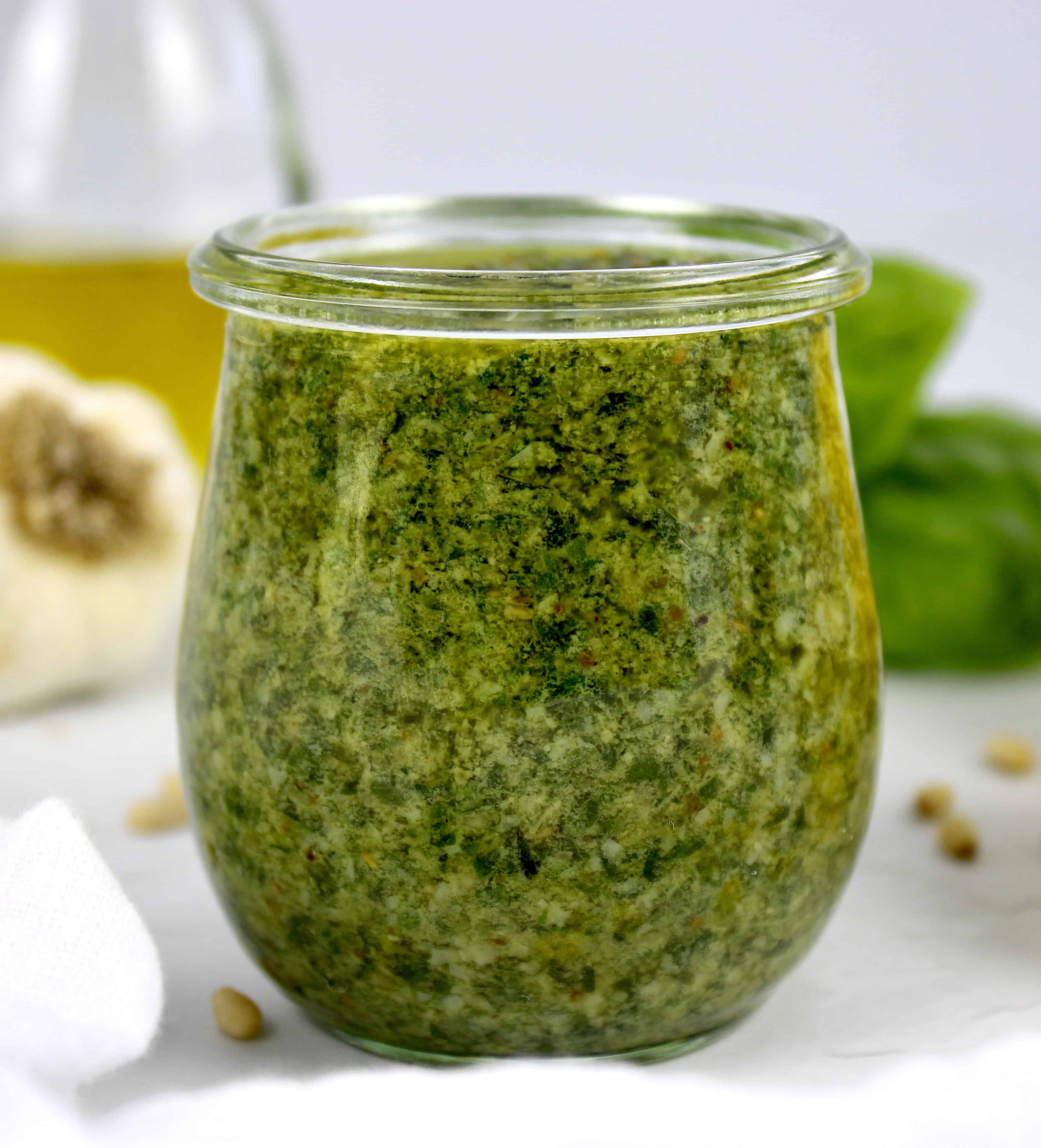 Homemade Pesto Sauce Keto Cooking Christian