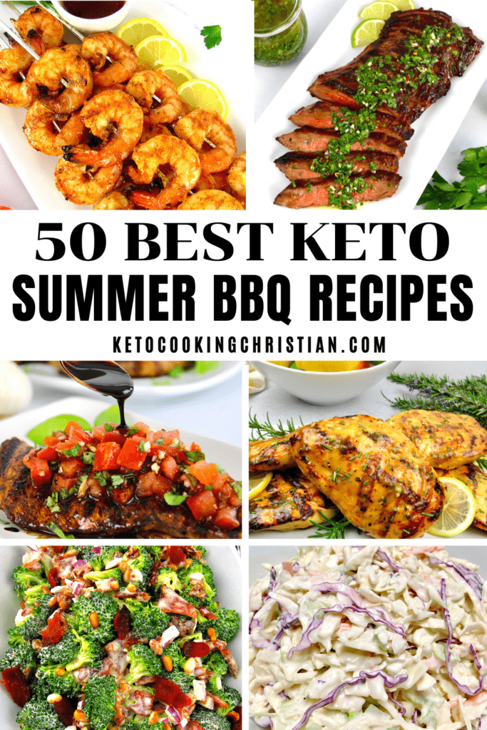 50 Keto Summer BBQ Recipes pin