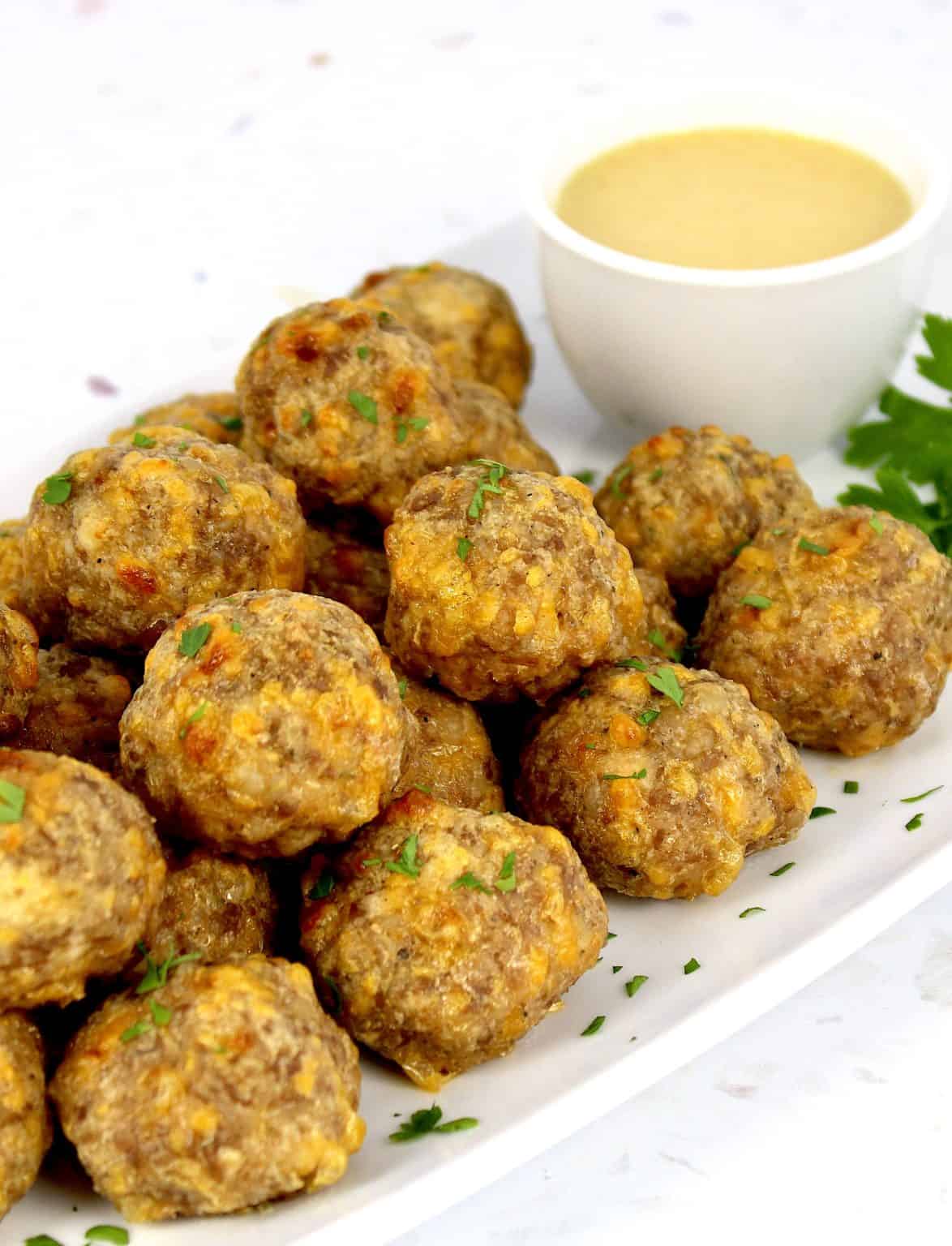 Keto Sausage Balls Keto Cooking Christian