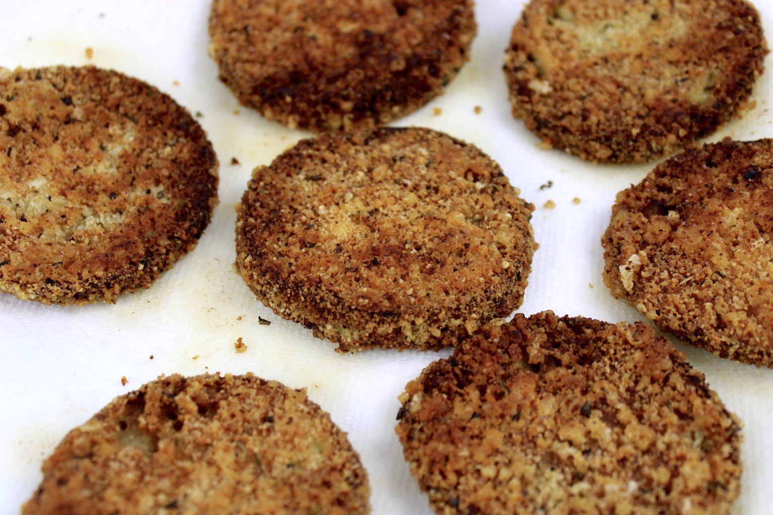 Crispy Fried Eggplant Keto Cooking Christian