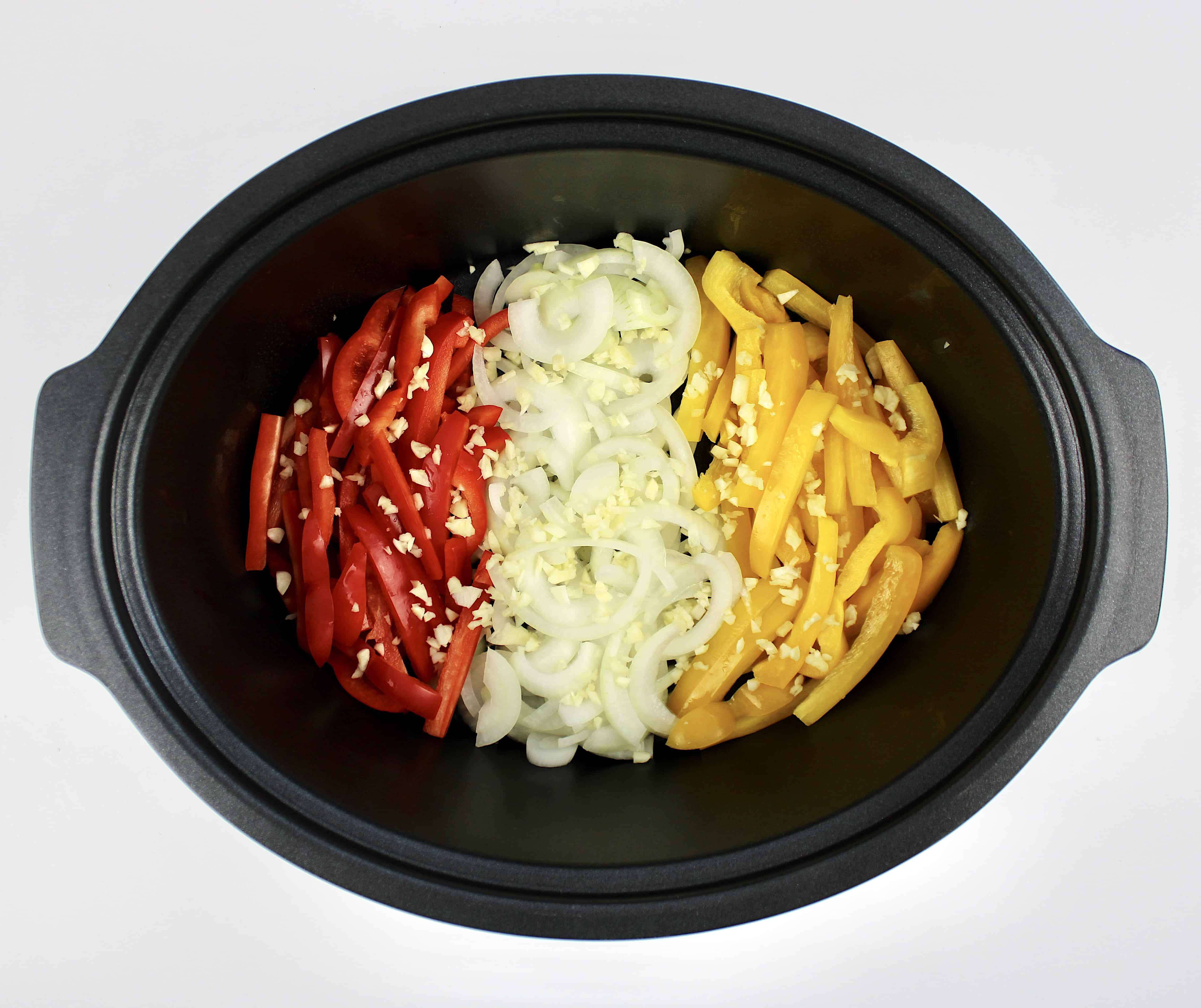 Crock Pot Sausage and Peppers Keto Cooking Christian