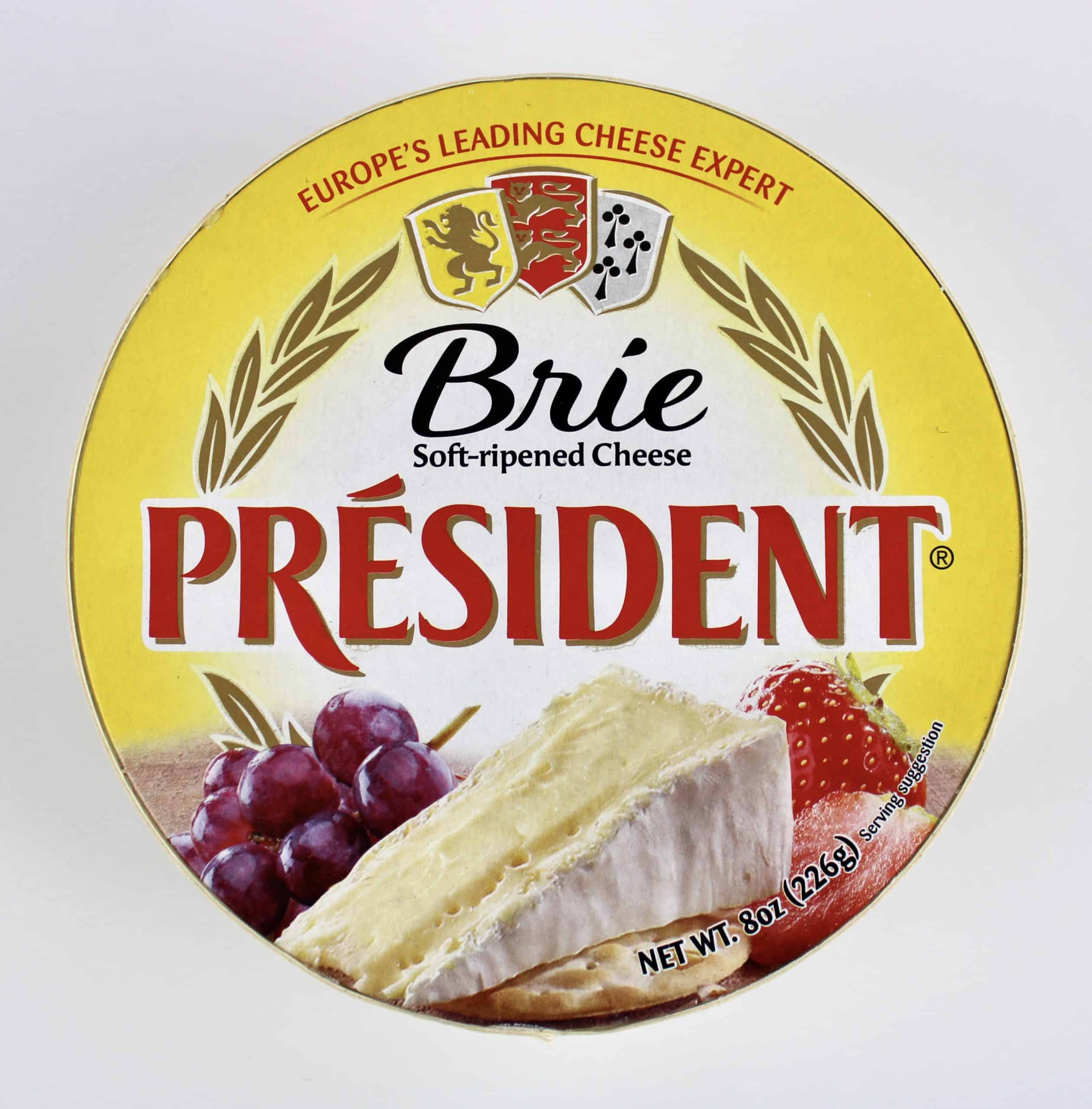 president brie cheese package