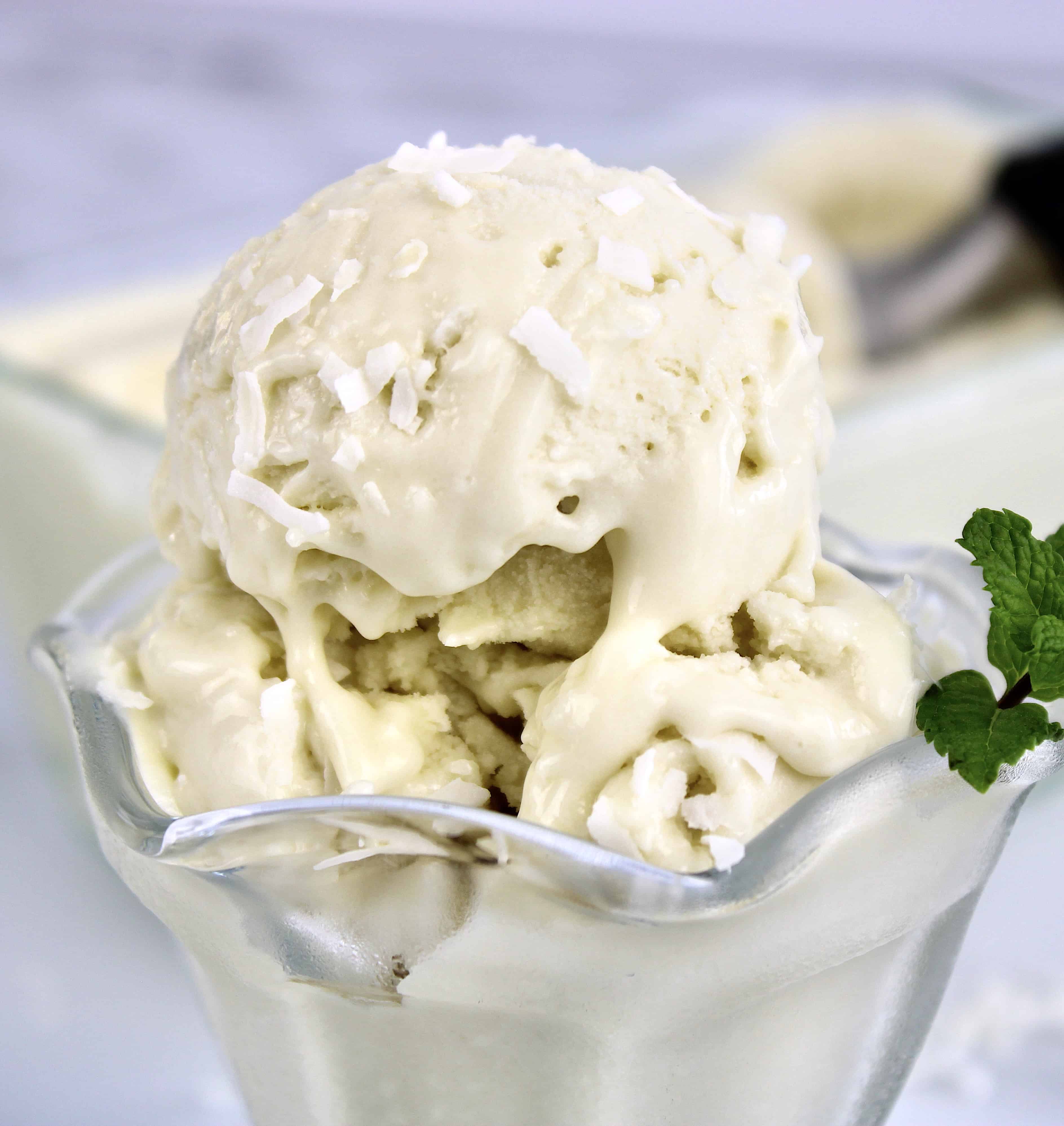 Keto Coconut Ice Cream Keto Cooking Christian