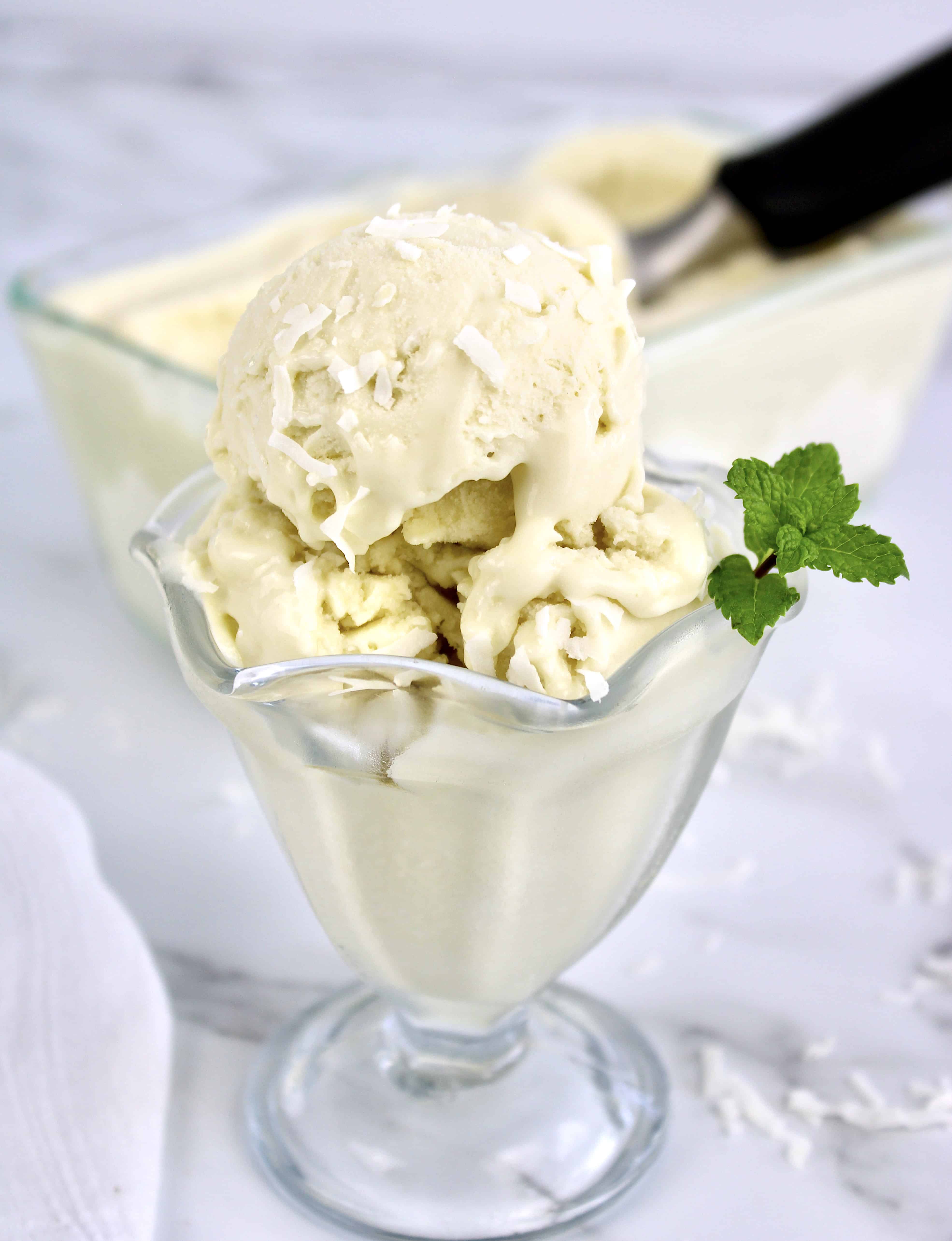 Keto Coconut Ice Cream Keto Cooking Christian