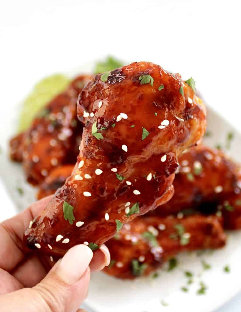 Sticky Asian Chicken Wings - Keto Cooking Christian