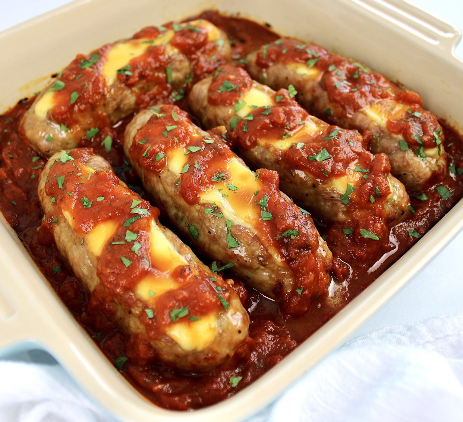 Cheese Stuffed Italian Sausage Keto Cooking Christian