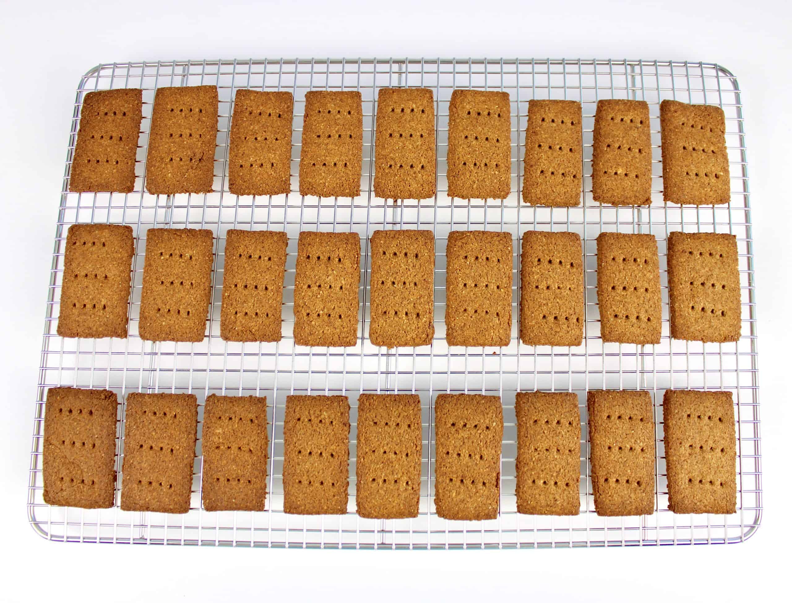 Graham Crackers on cooling rack