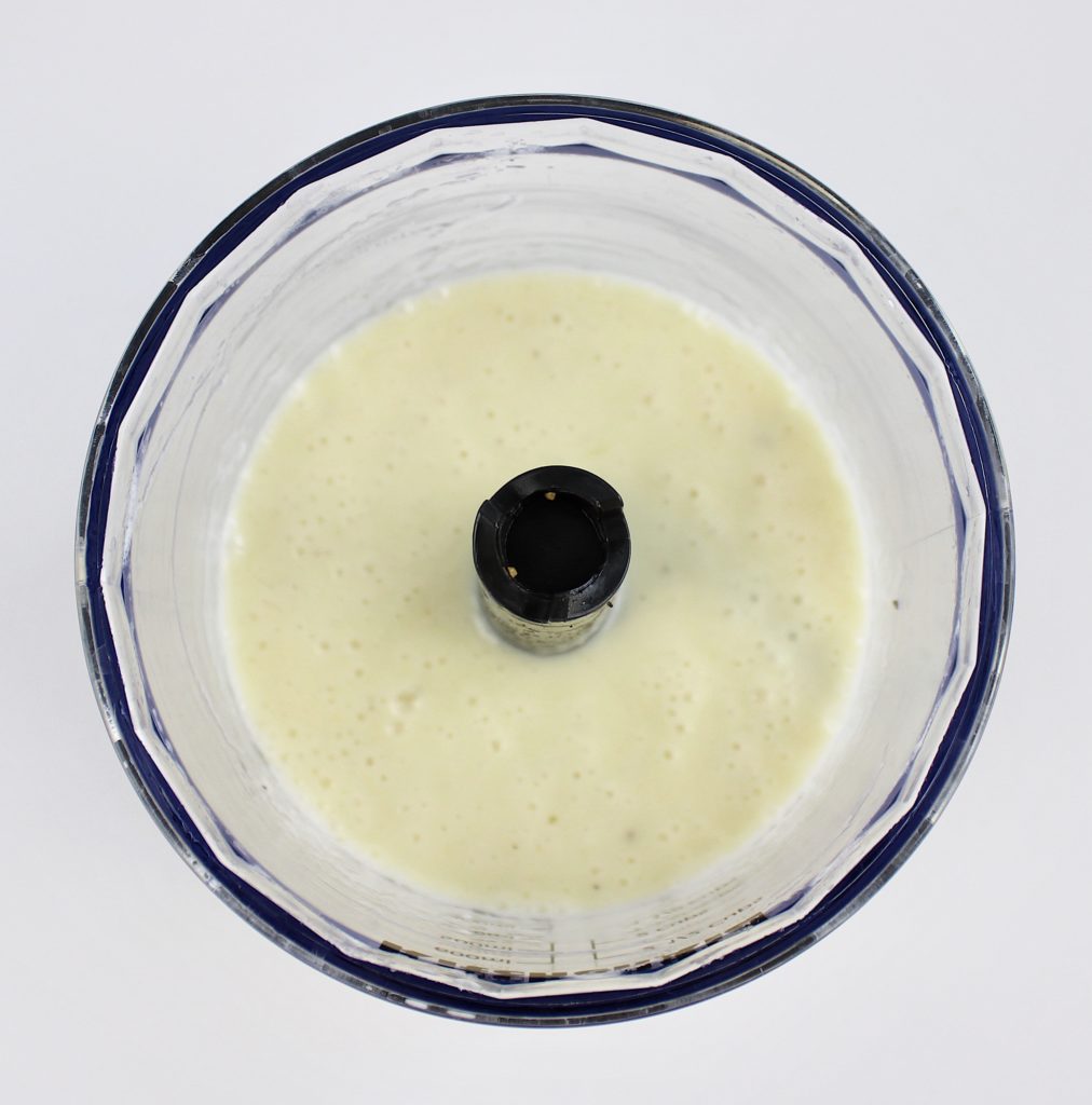 creamy lemon dressing in bowl