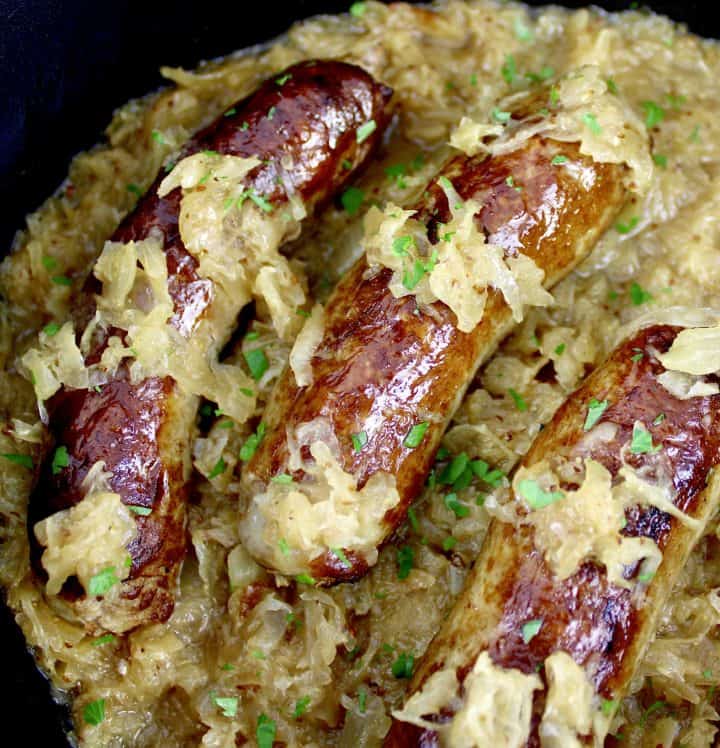 Slow Cooker Kielbasa and Sauerkraut Keto Cooking Christian