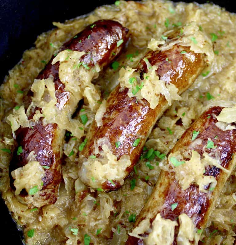Slow Cooker Kielbasa and Sauerkraut Keto Cooking Christian