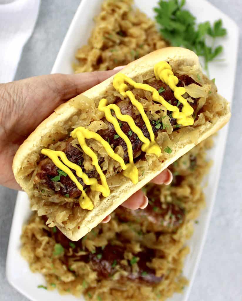 Slow Cooker Kielbasa and Sauerkraut Keto Cooking Christian