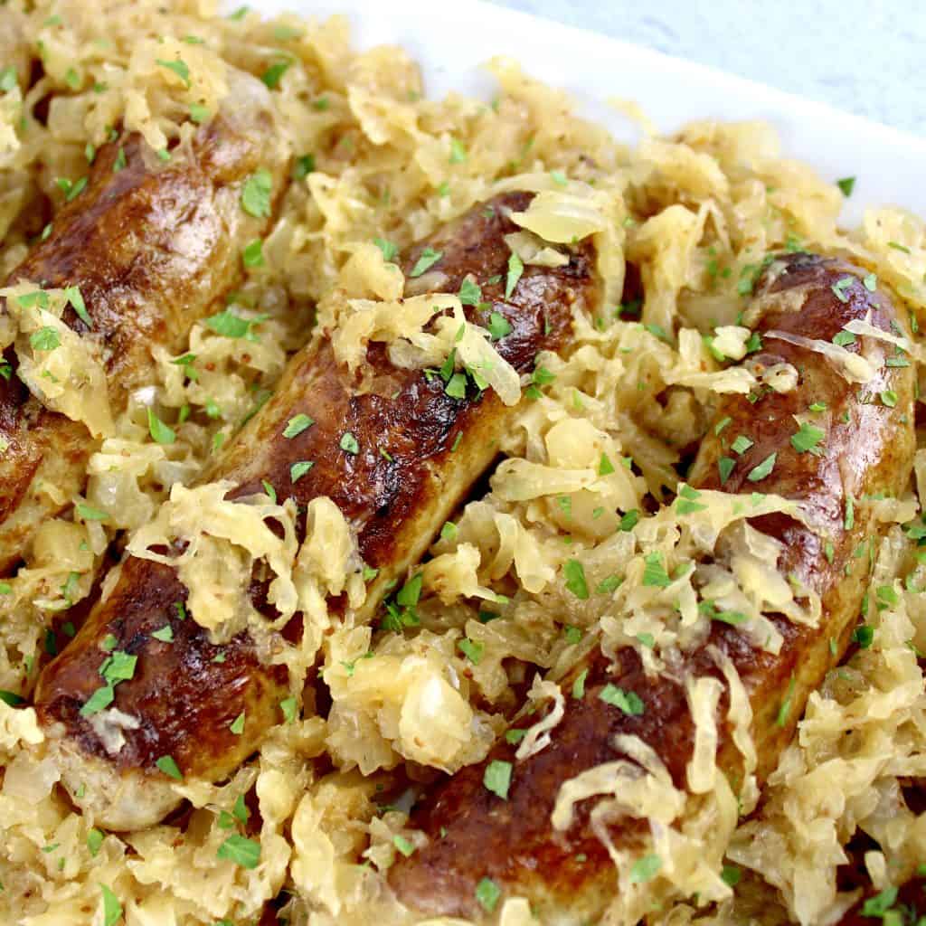 Slow Cooker Kielbasa and Sauerkraut Keto Cooking Christian