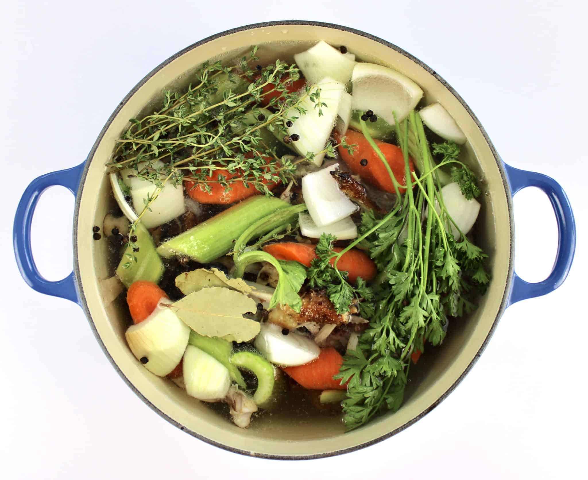 How to Make Chicken Stock Keto Cooking Christian