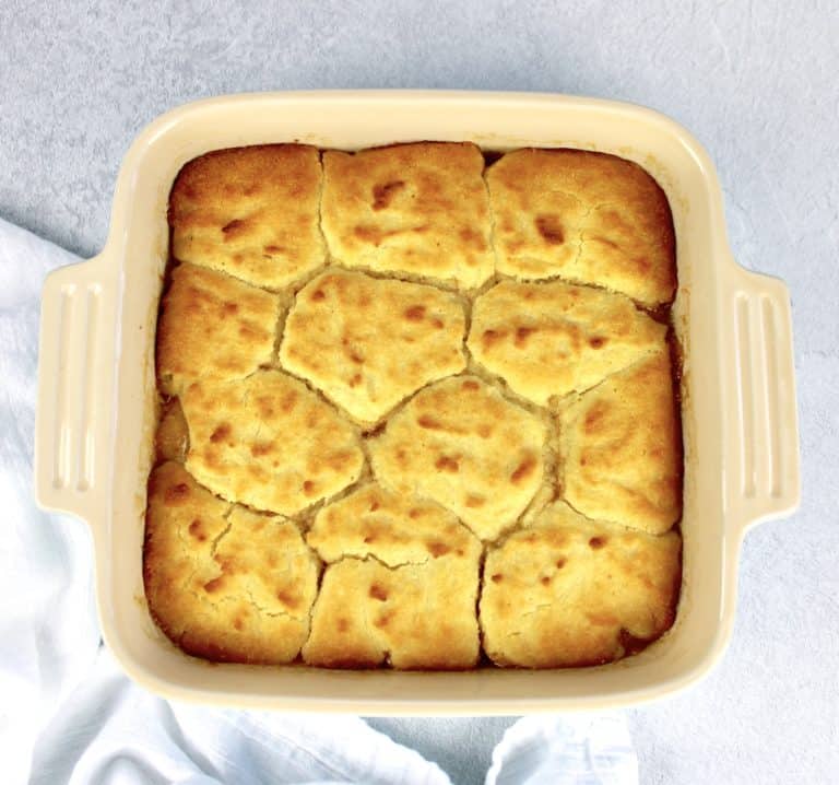 Keto Peach Cobbler Keto Cooking Christian