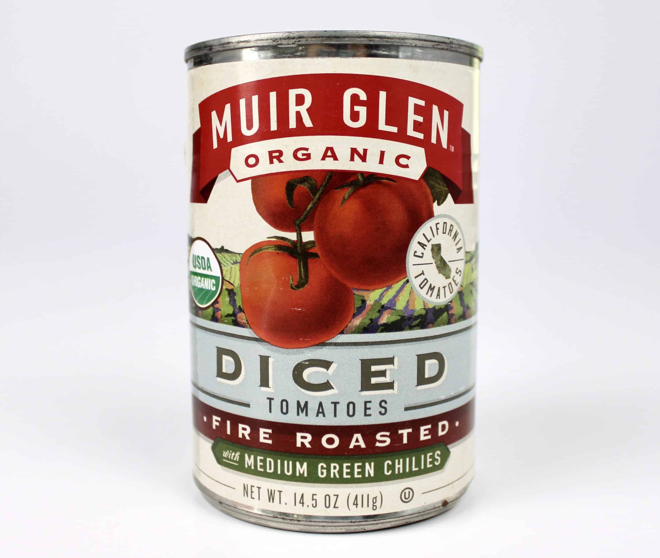 can of first roasted diced tomatoes