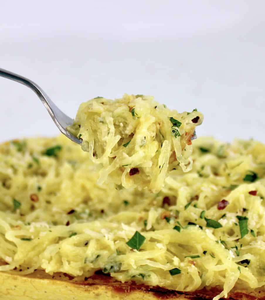 Parmesan Garlic Spaghetti Squash - Keto Cooking Christian