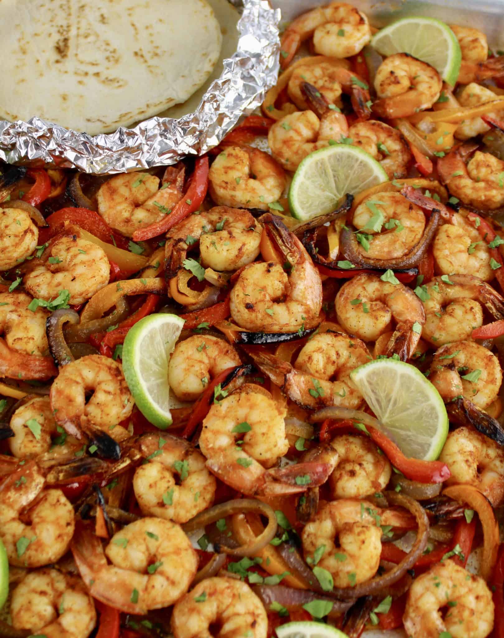 Sheet Pan Shrimp Fajitas Keto Cooking Christian