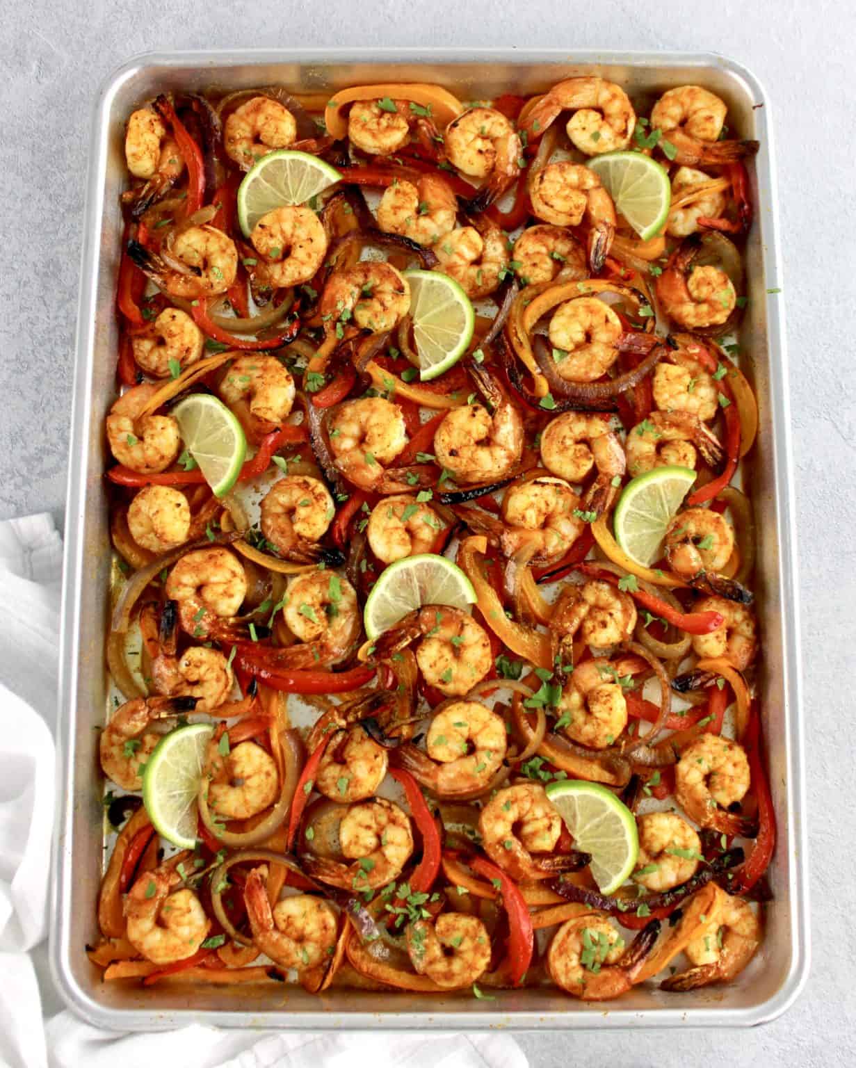 Sheet Pan Shrimp Fajitas Keto Cooking Christian