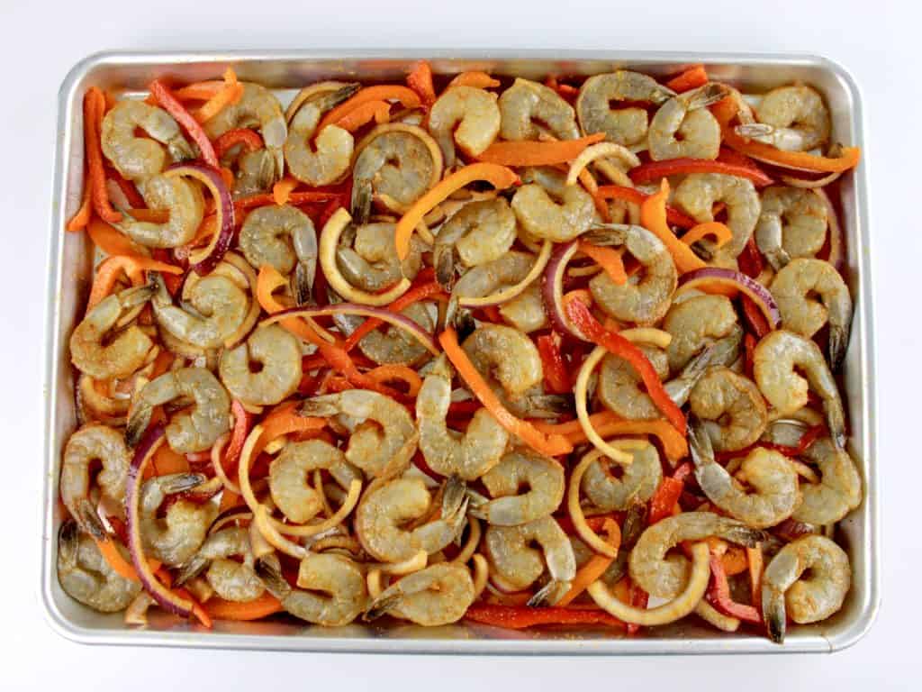 Sheet Pan Shrimp Fajitas Keto Cooking Christian
