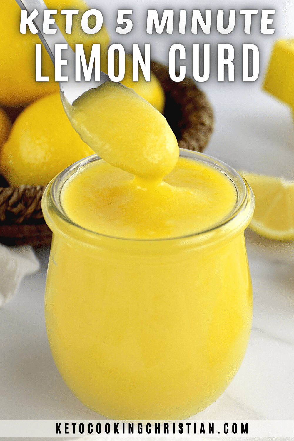 5 Minute Microwave Keto Lemon Curd pin