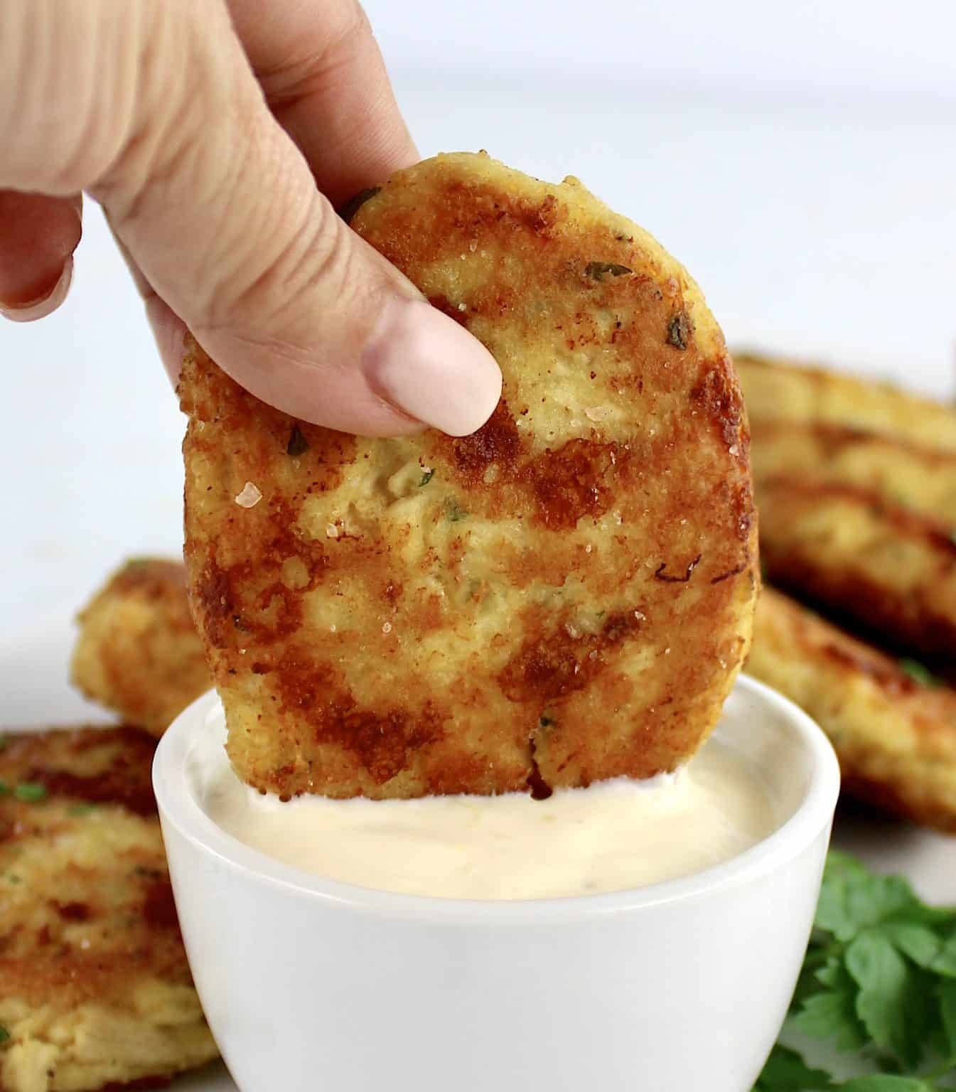 Chicken Patties with Garlic Aioli Keto Cooking Christian