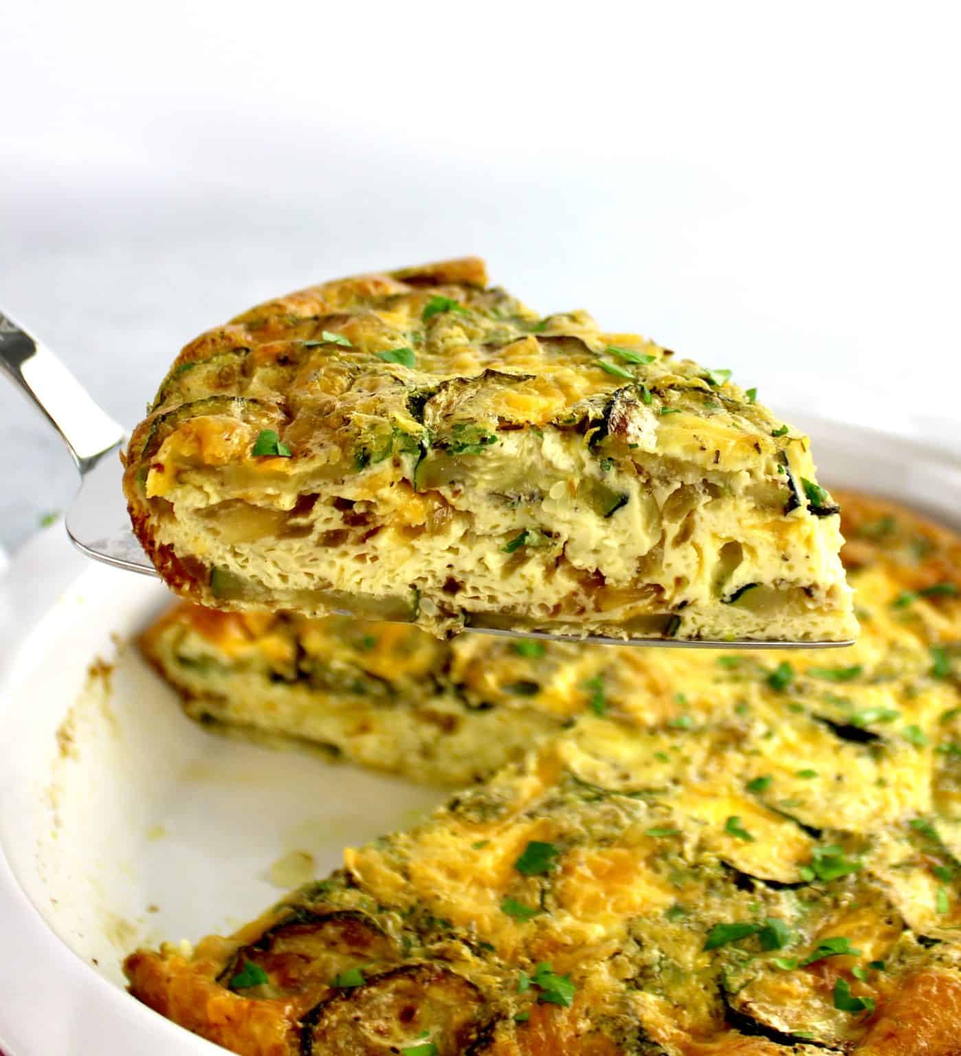 Crustless Zucchini Quiche - Keto Cooking Christian