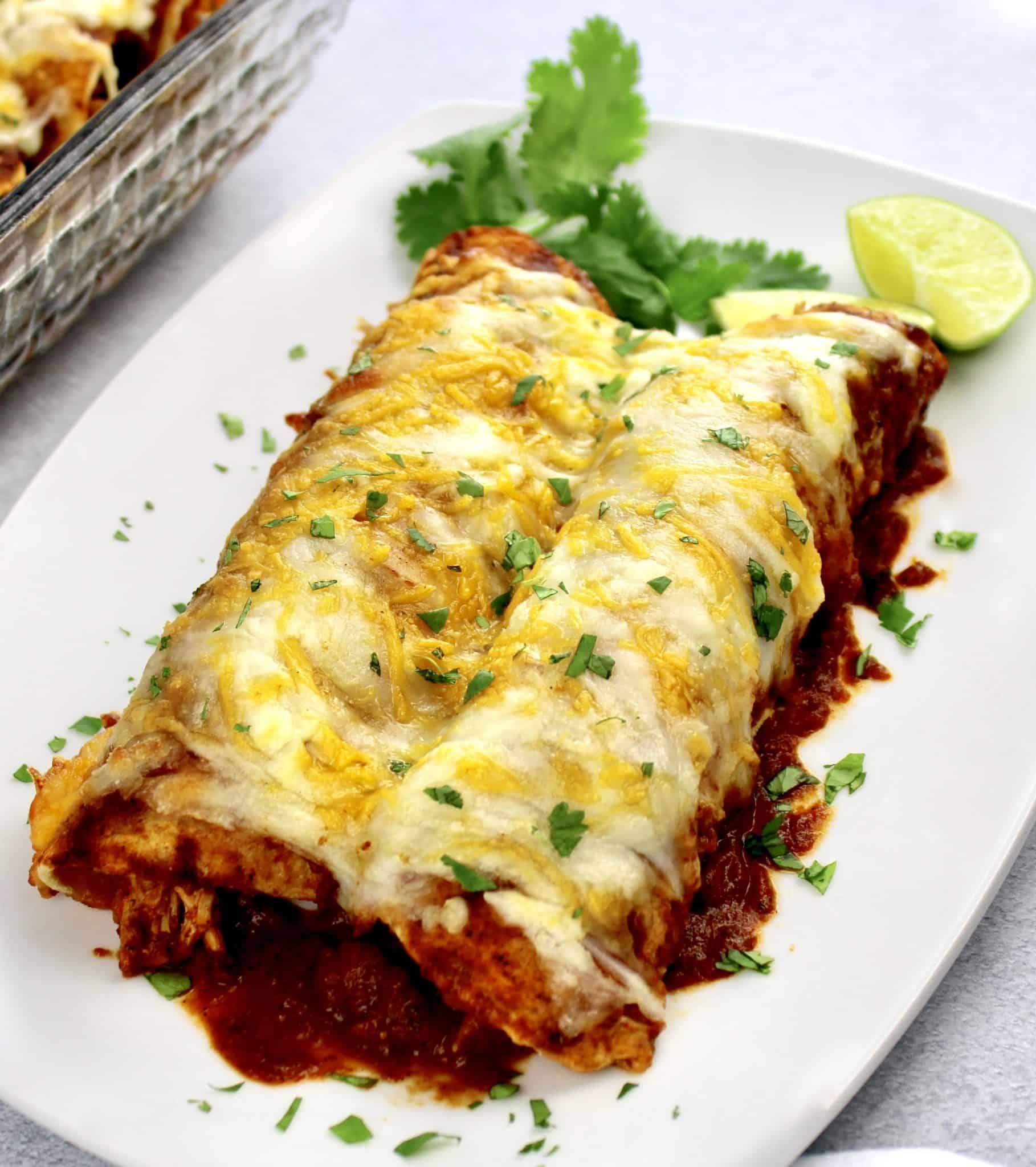 Keto Chicken Enchiladas - Keto Cooking Christian