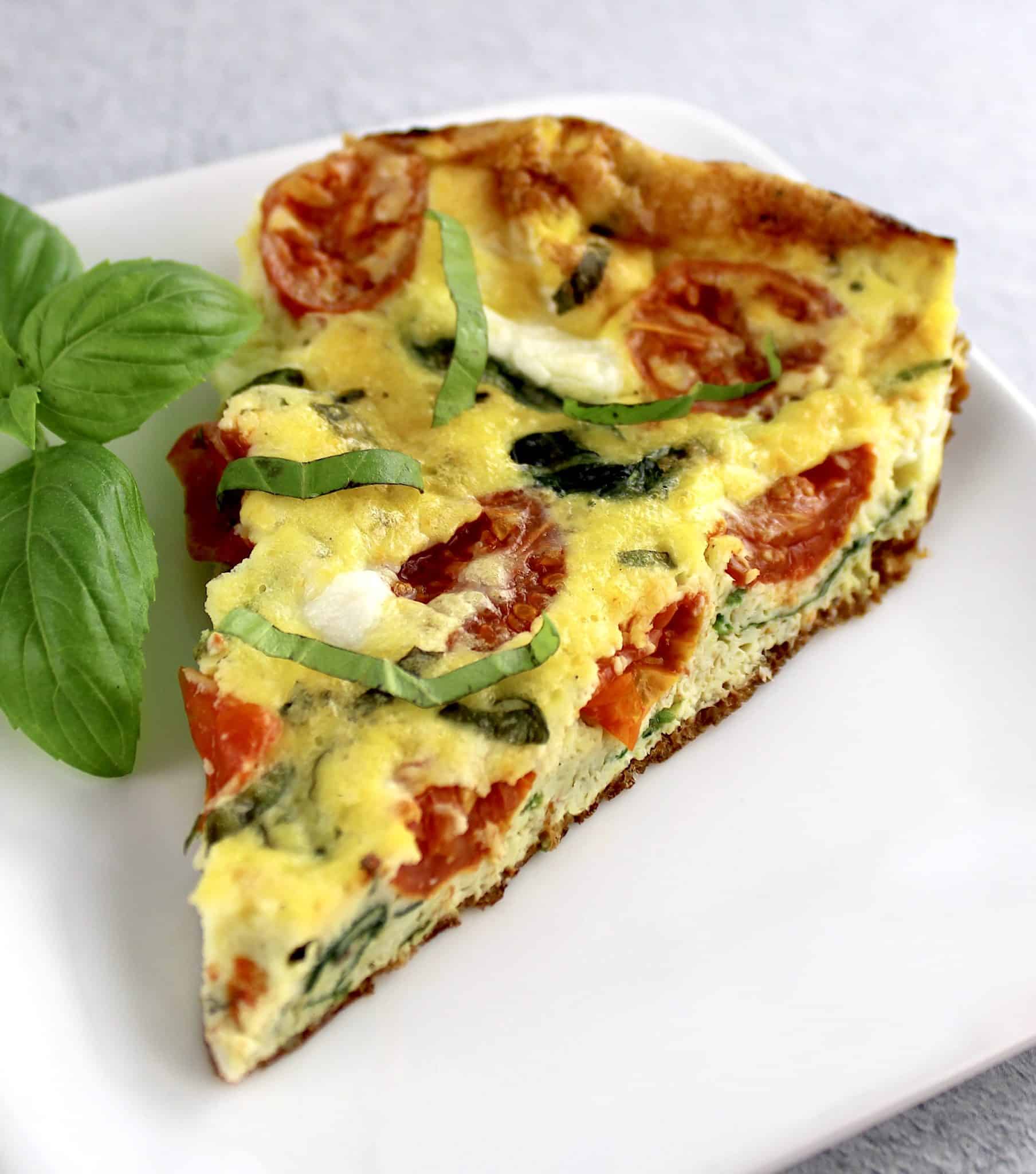 Easy Caprese Frittata - Keto Cooking Christian