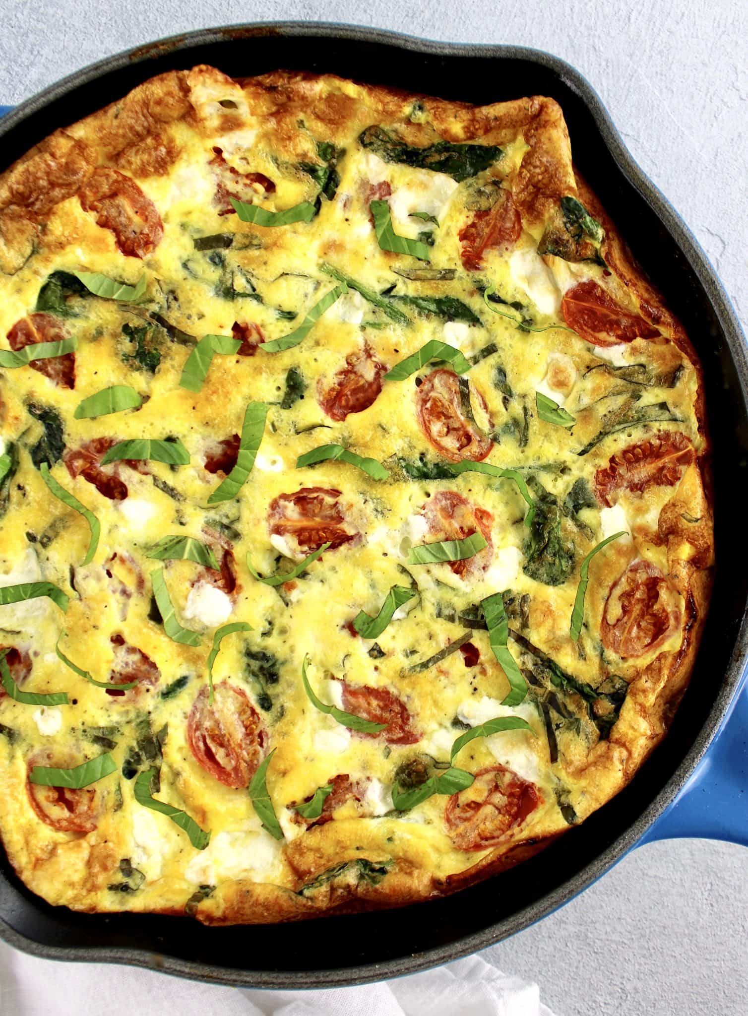 Easy Caprese Frittata - Keto Cooking Christian