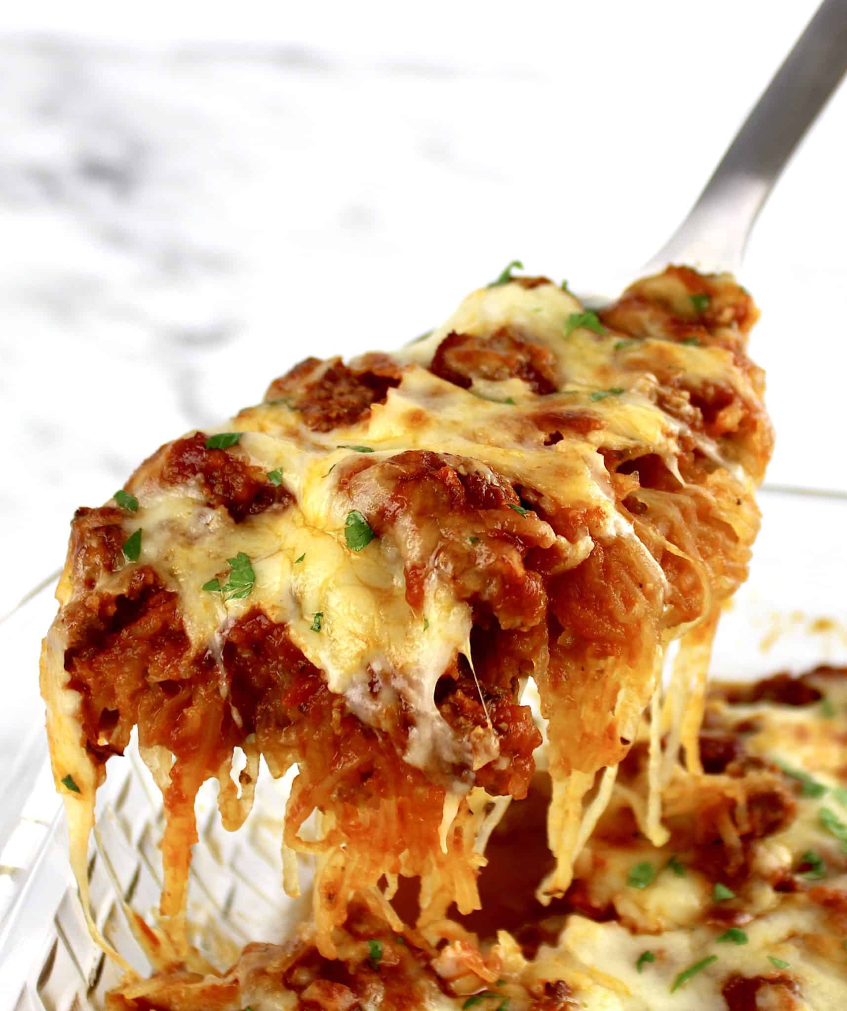 Italian Spaghetti Squash Casserole - Keto Cooking Christian