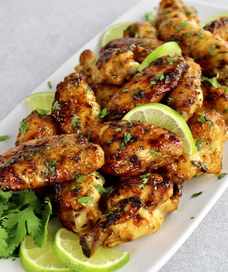 Cilantro Lime Chicken Wings - Keto Cooking Christian