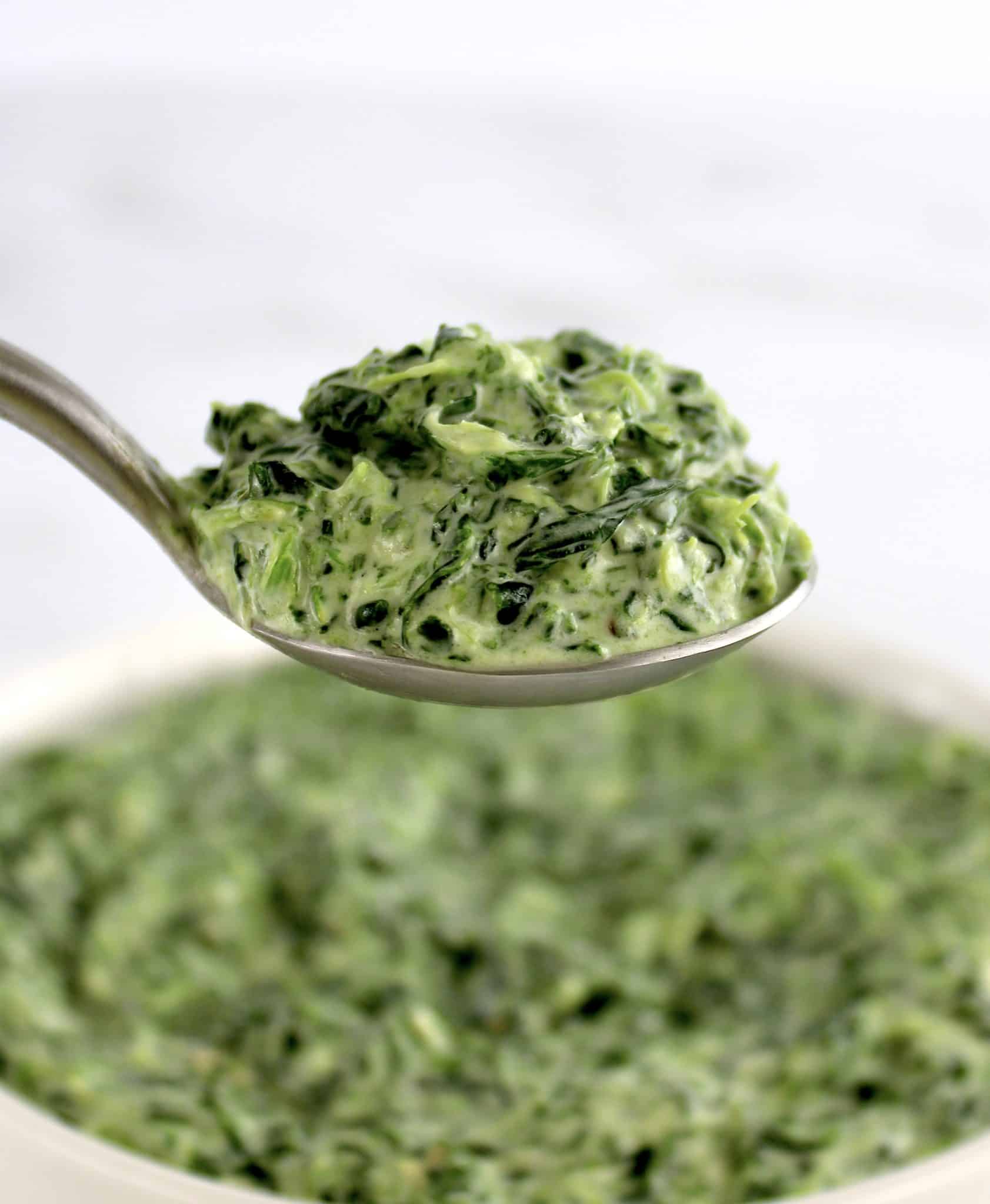 Easy Creamed Spinach - Keto Cooking Christian