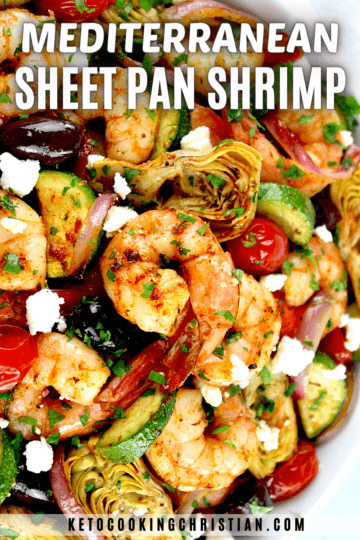 Mediterranean Sheet Pan Shrimp - Keto Cooking Christian