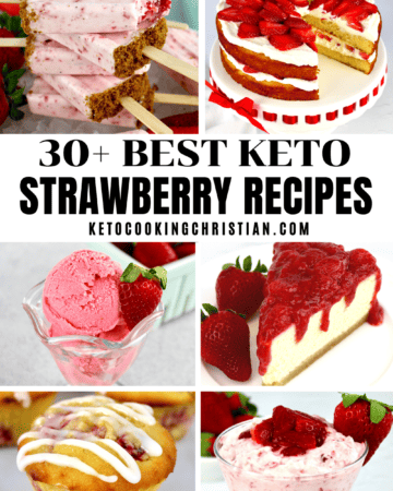 30+ Best Keto Strawberry Recipes pin