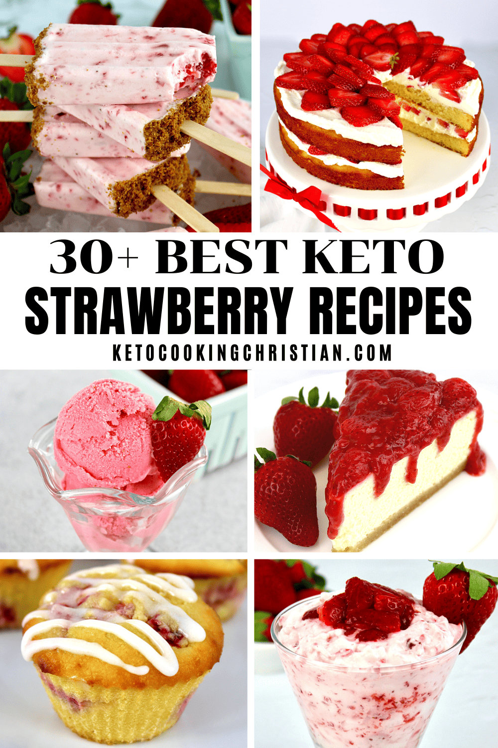 30+ Best Keto Strawberry Recipes pin