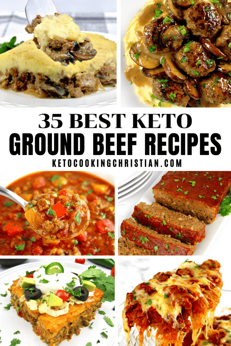 35 Best Keto Ground Beef Recipes pin