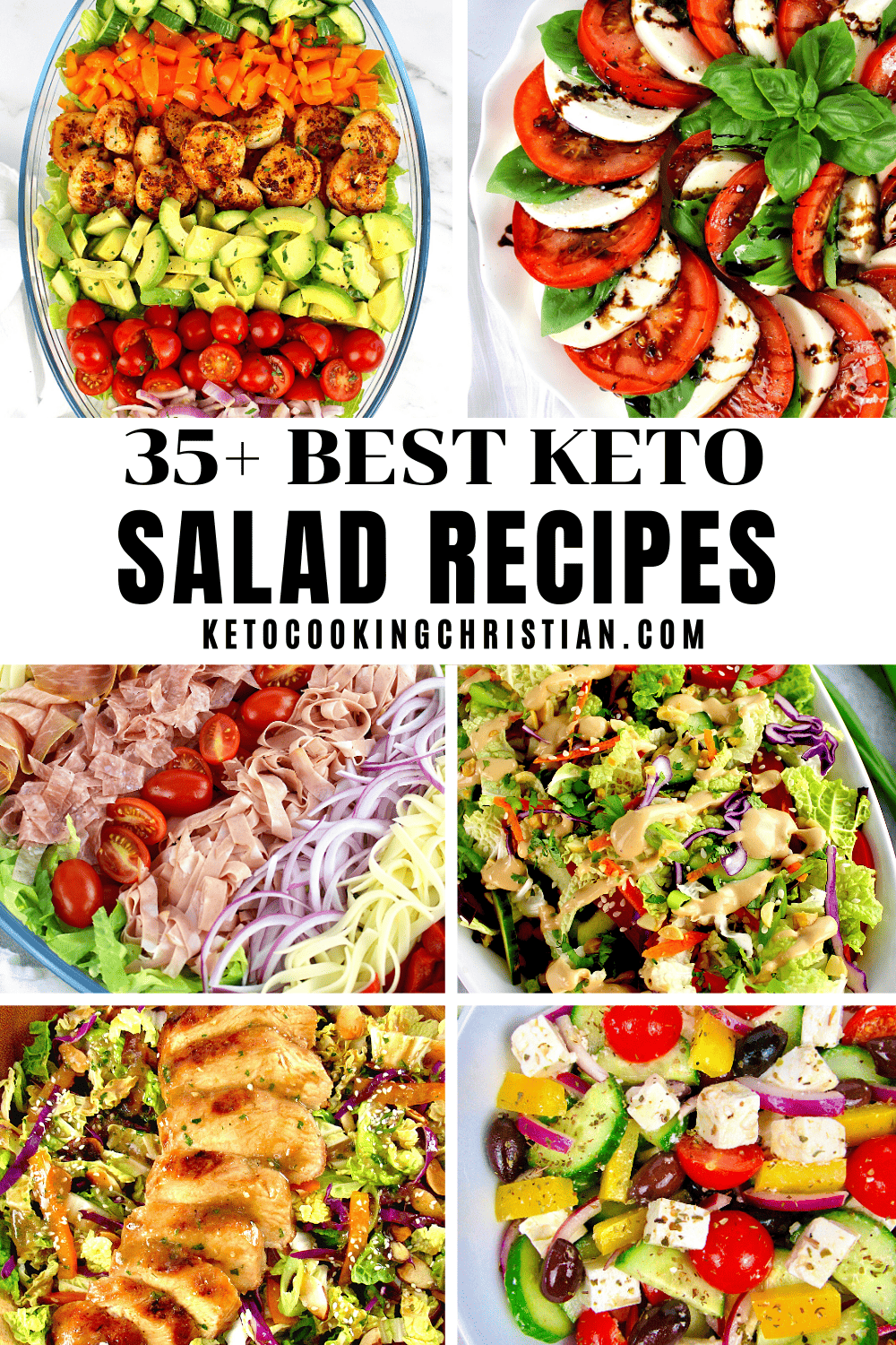 35+ Best Keto Salad Recipes pin
