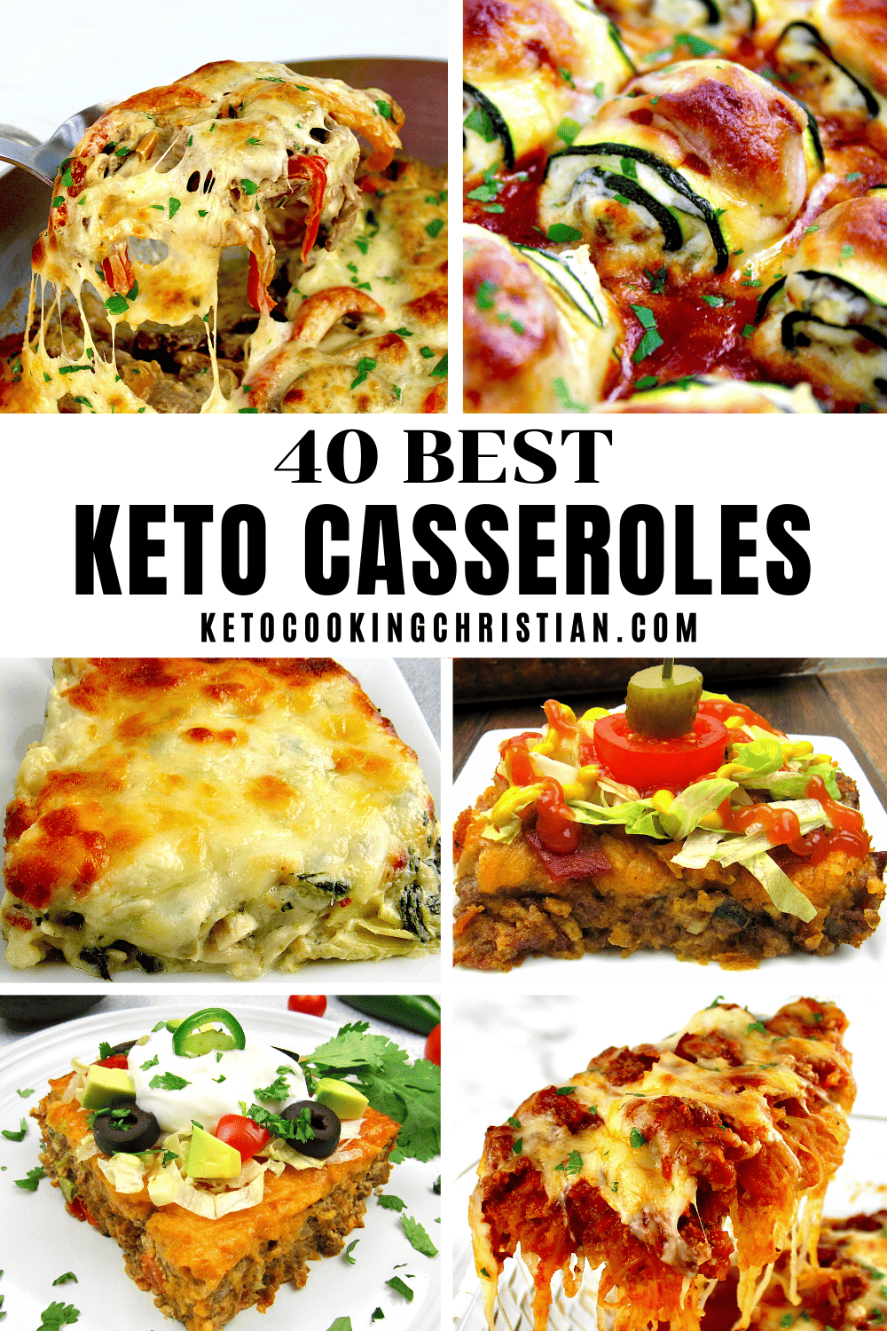 40 Best Keto Casseroles pin