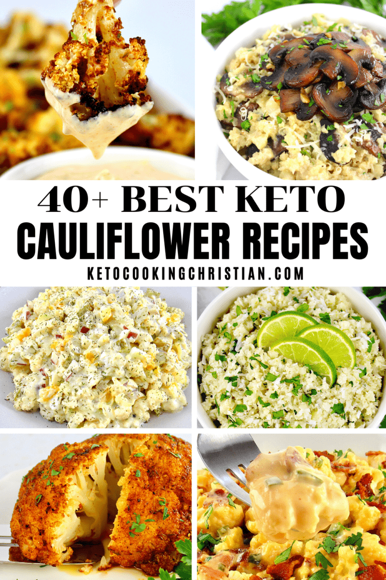 Best Keto Cauliflower Recipes pin