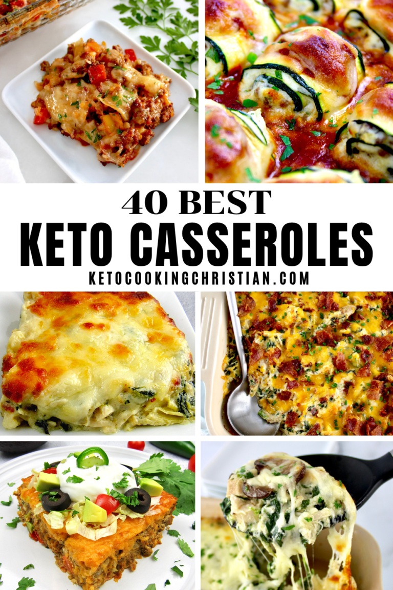 40 Best Keto Casseroles pin