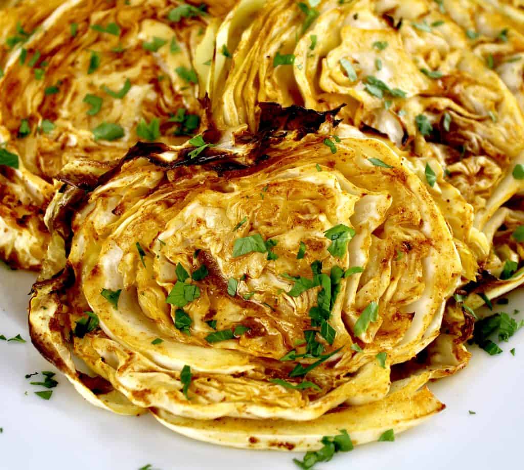 Roasted Cabbage Steaks Keto Cooking Christian