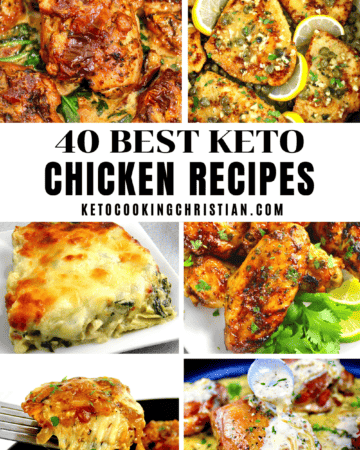 40 Best Keto Chicken Recipes pin