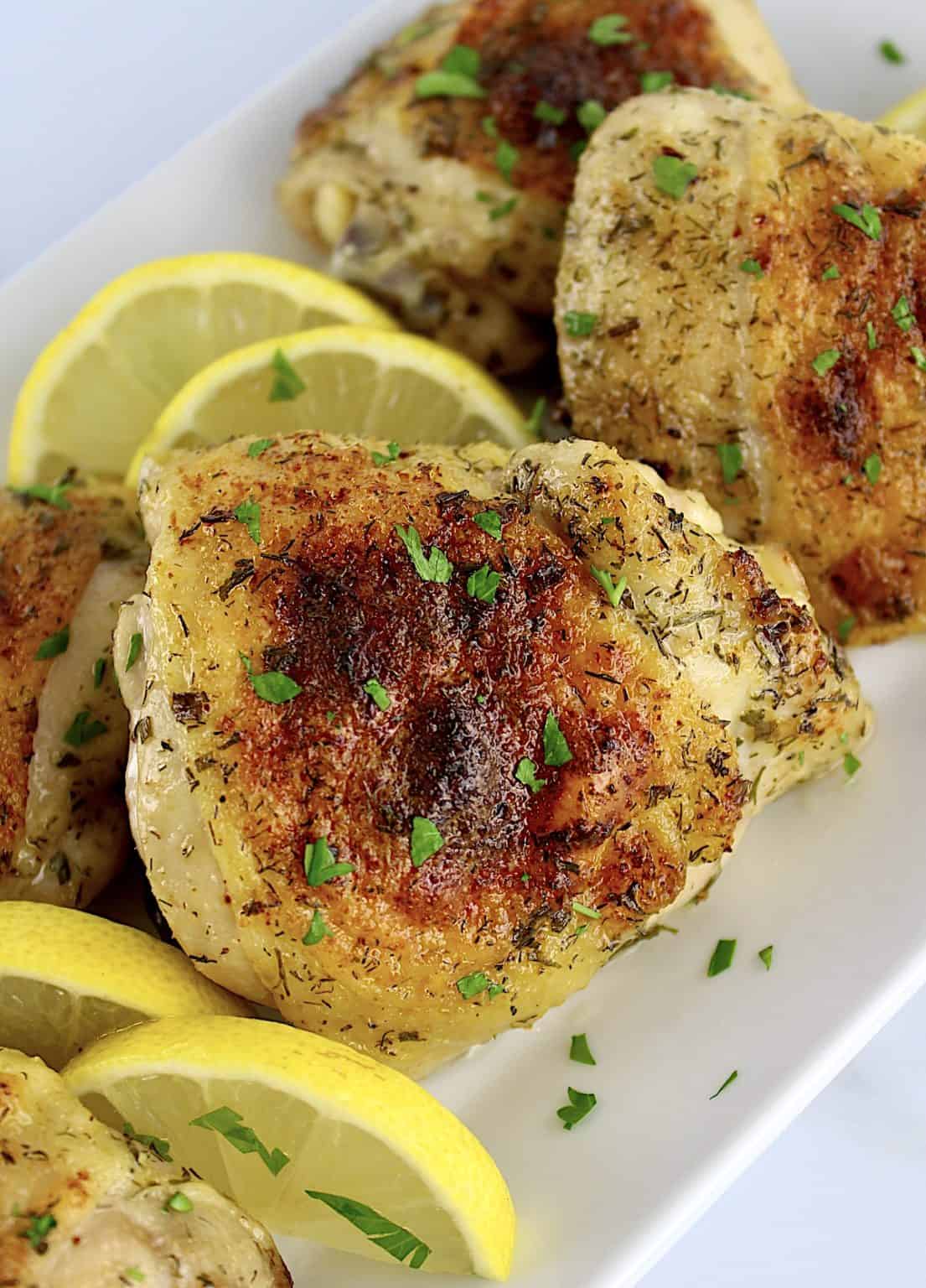 Baked Chicken Thighs - Keto Cooking Christian