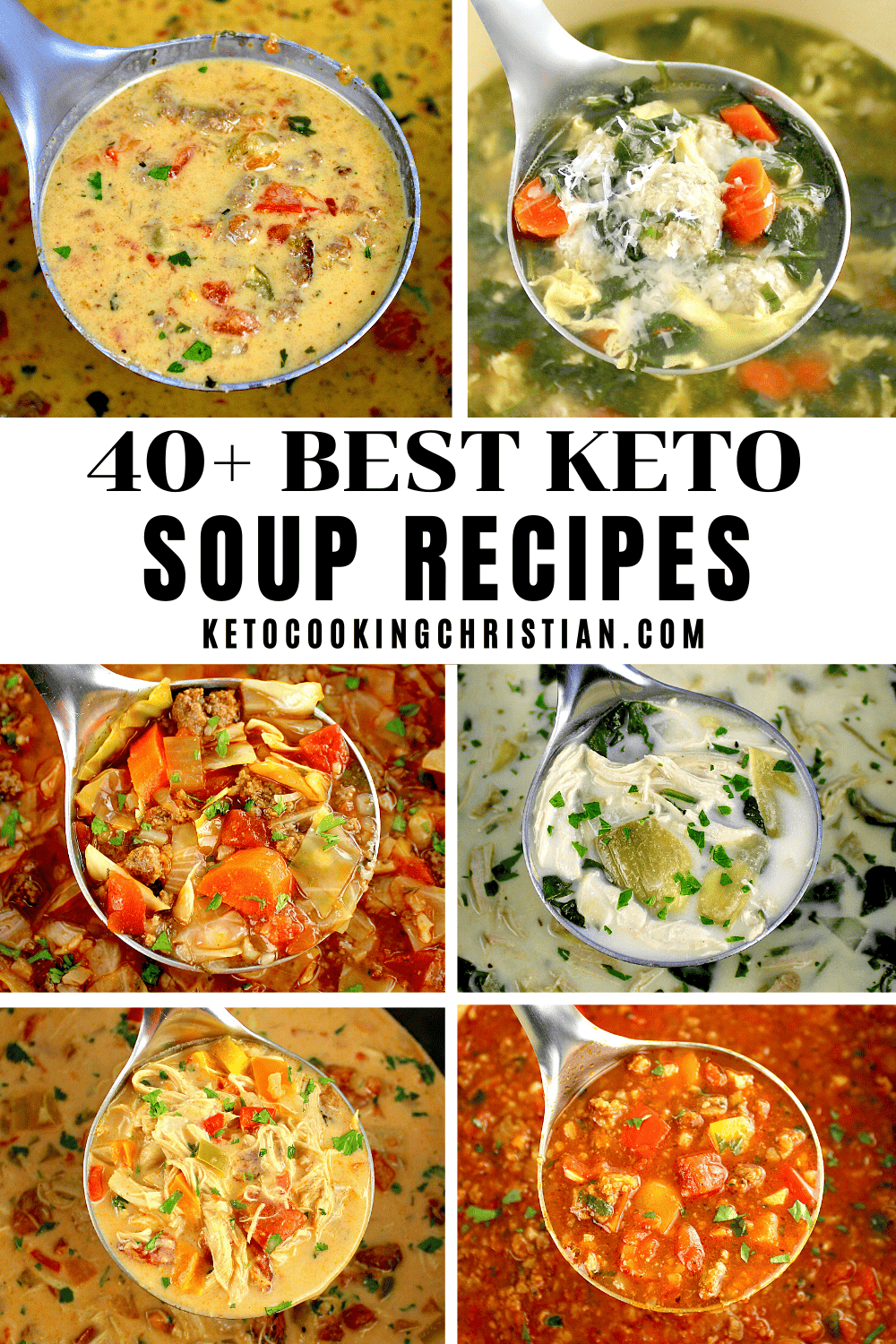 40+ Best Keto Soup Recipes pin