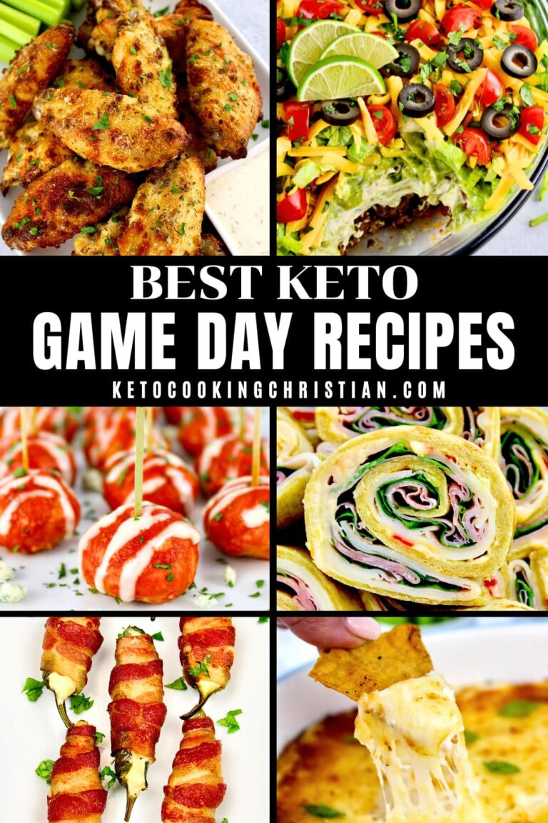 Best Keto Game Day Recipes pin